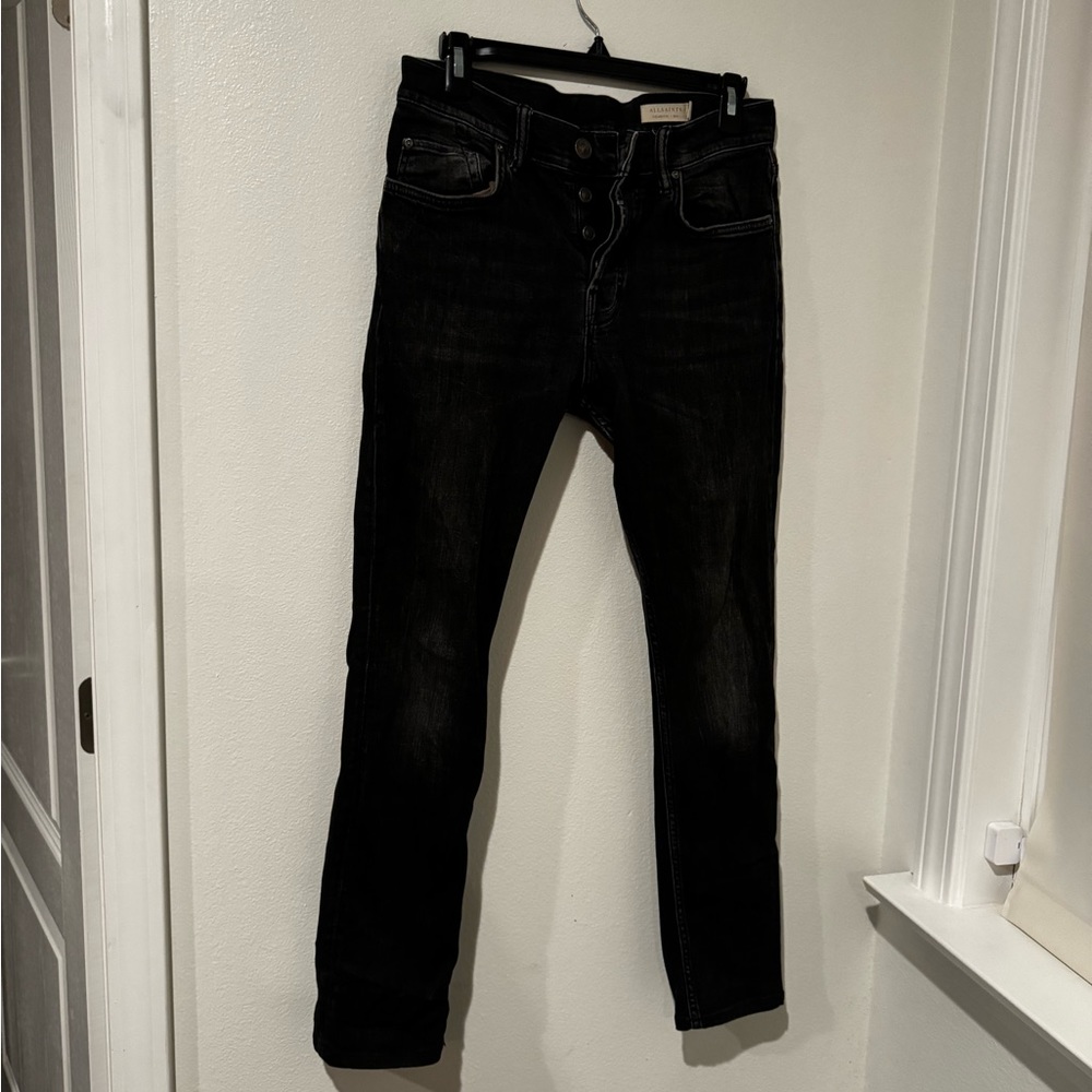 All Saints black denim